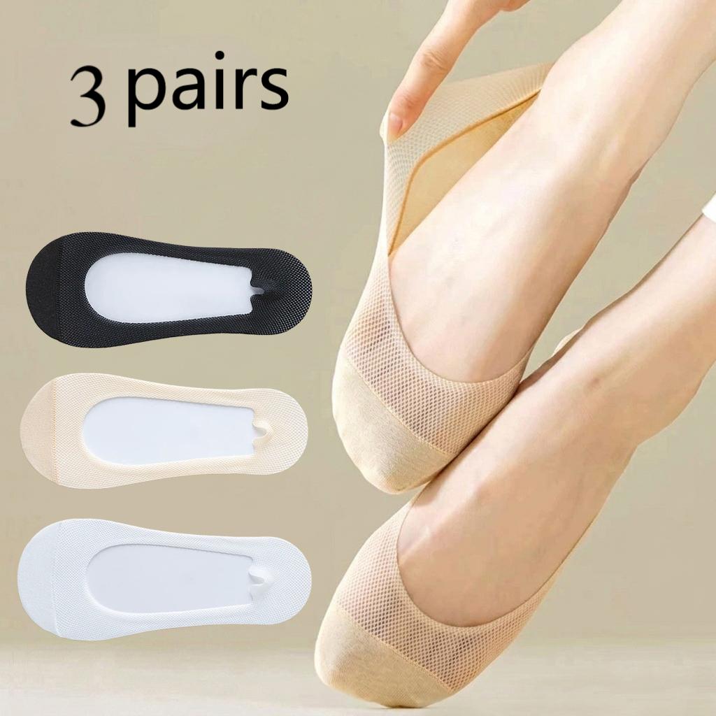 Invisibility Sock Loafer - 3 pares de calcetines invisibles para