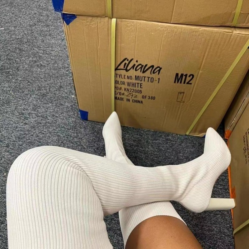 Knee High Sock Women - Botas de moda sexy para mujer,
