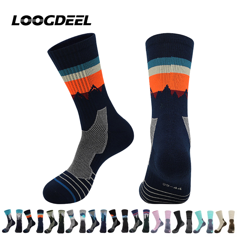 Wool Hiking Sock - Calcetines de fútbol profesionales antibacterianos Loogdeel,
