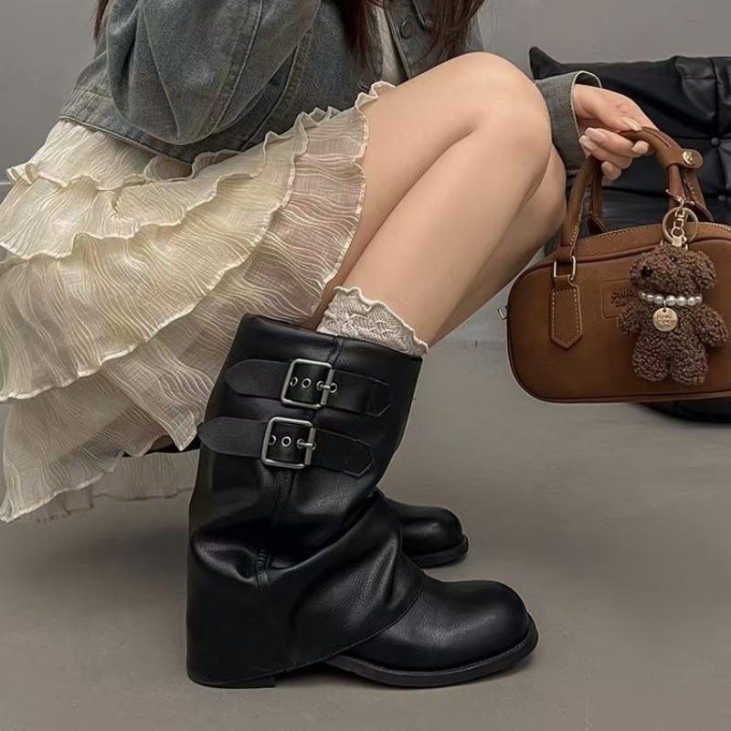 Botas Negras de Media Pantorri - No Show Sock Women reseña y precio