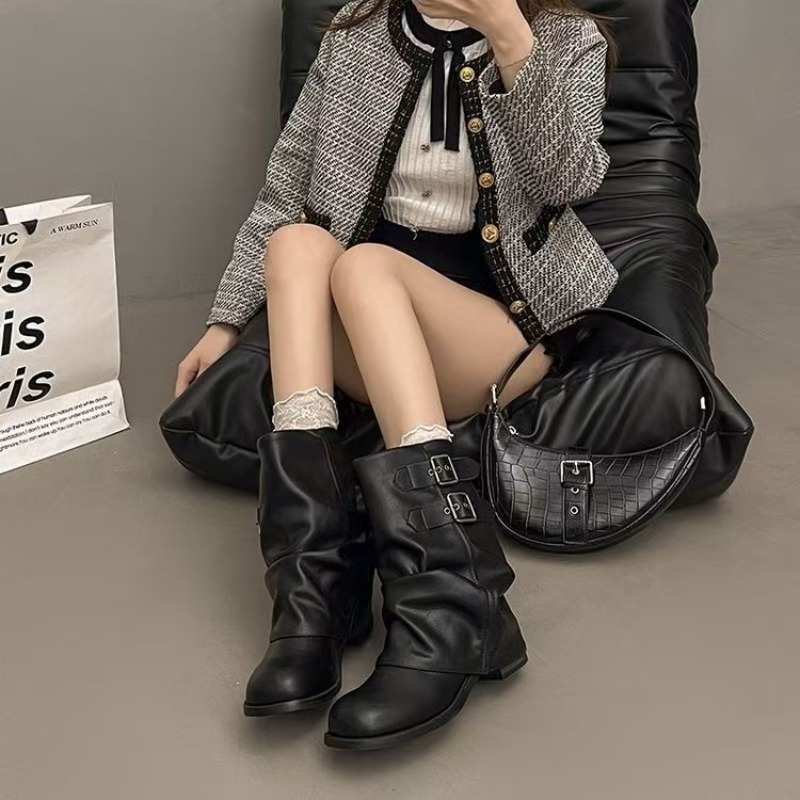 Botas Negras de Media Pantorri - No Show Sock Women reseña y precio